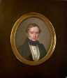 Charles PERREGAUX Miniature Portrait of a Gentleman Discount