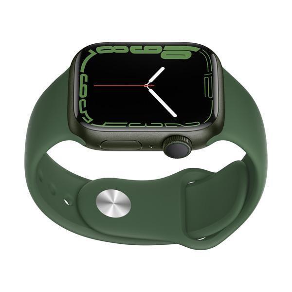 Apple Watch Series 7 (2021) GPS + Cellular 45 mm - Aluminium Green - Sport band Green Online Sale