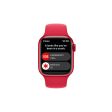 Apple Watch Series 8 (2022) GPS 41 mm - Aluminium Red - Sport band Red Sale