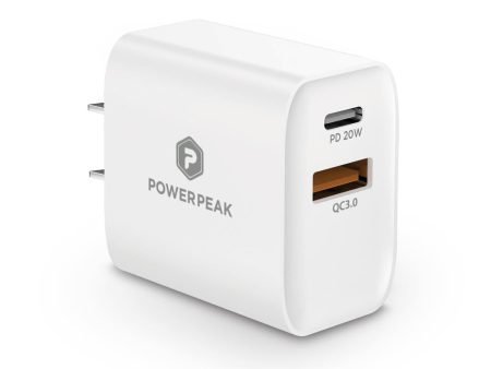 Powerp 20W PD Wall Dual Port Charger Smartphone Accessories Discount