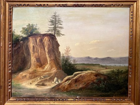 19th Century Romantic Landscape on Sale