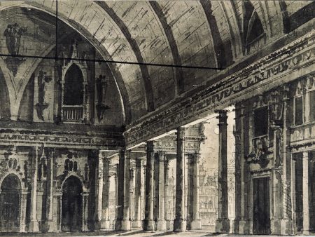 Giuseppe SPAMPANI (c.1768-1828) Architectural Capriccio Online Hot Sale