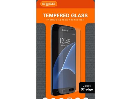 Samsung Galaxy S7 Edge protective screen - Tempered glass - Clear Sale