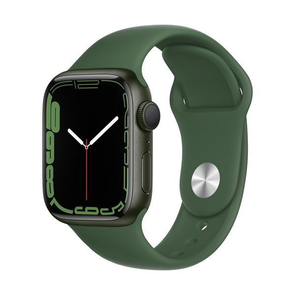 Apple Watch Series 7 (2021) GPS + Cellular 45 mm - Aluminium Green - Sport band Green Online Sale