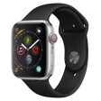 Apple Watch Series 8 (2022) GPS 41 mm - Aluminium Silver - Sport band Black Online now