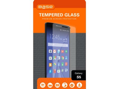 Samsung Galaxy S5 protective screen - Tempered glass - Clear For Cheap