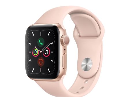 Apple Watch Series 5 (2019) GPS 40 mm - Aluminium Gold - Sport band Pink Online