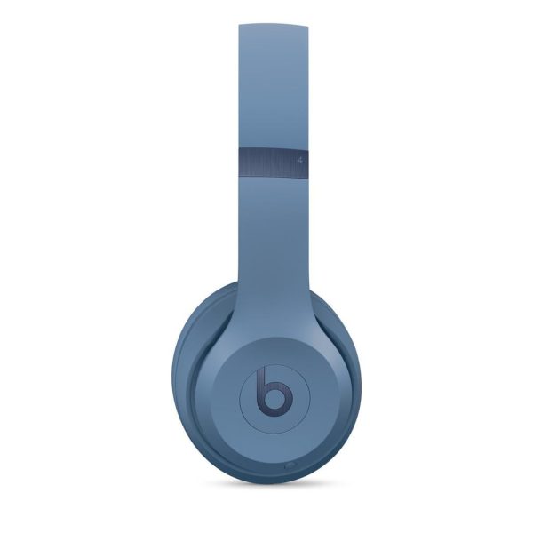 Beats Solo 4 Noise cancelling Headphone Bluetooth with microphone - Slate Blue Online now