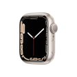 Apple Watch Series 7 (2021) GPS + Cellular 41 mm - Aluminium Starlight - Sport band White Online