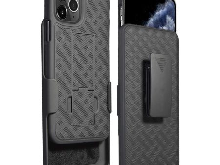 iPhone 12, iPhone 12 Pro case - TPU - with Holster - Black Online