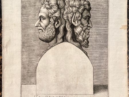 Agostino Veneziano - Portrait of Janus For Sale