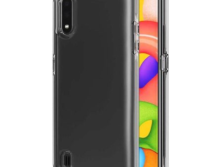 Galaxy A01 case - Plastic - Clear Hot on Sale