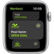 Apple Watch Series SE 1 (2020) GPS + Cellular 40 mm - Aluminium Silver - Sport band White Online now