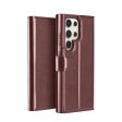 Samsung S24 Ultra case - Leather - Brown Hot on Sale