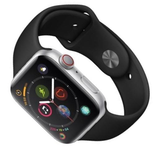 Apple Watch Series 8 (2022) GPS 41 mm - Aluminium Silver - Sport band Black Online