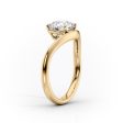 The Berta Set With A 4.5 Carat Round Moissanite Hot on Sale