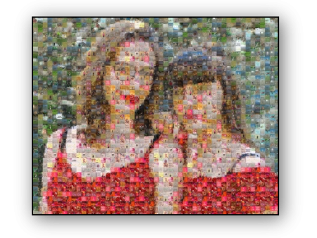 Photo Mosaic Impression sur Toile Hot on Sale