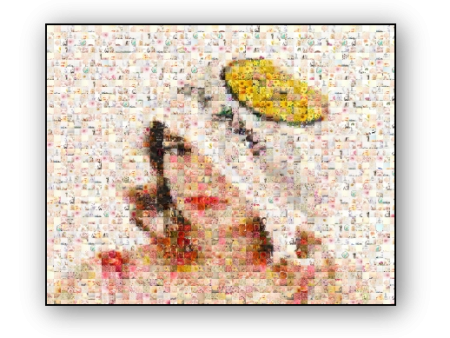 Photo Mosaic Canvas Print For Sale